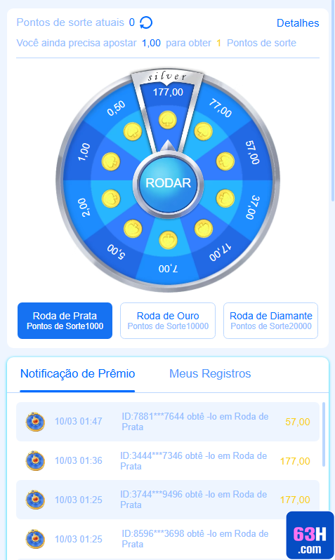 63h.com Instalação App